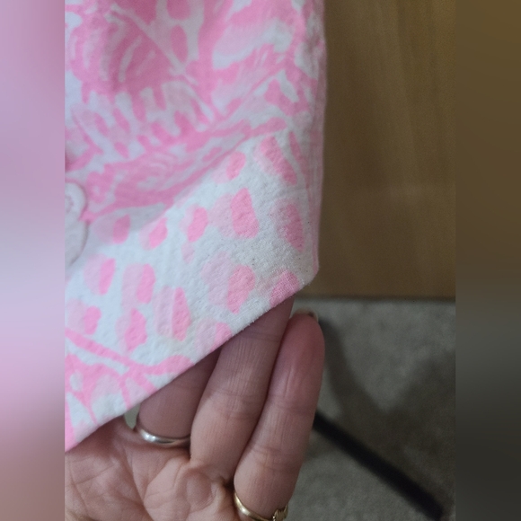 Lilly Pulitzer Macfarlane Pelican Pink Sea Cups Seashell Nautical Preppy Dress - Picture 3 of 7